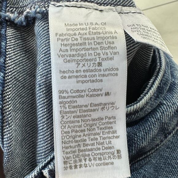 J.Crew Point Sur Jeans Womens 30 Blue Sailor Patch Pocket Wide Leg Marina Wash - Picture 4 of 12